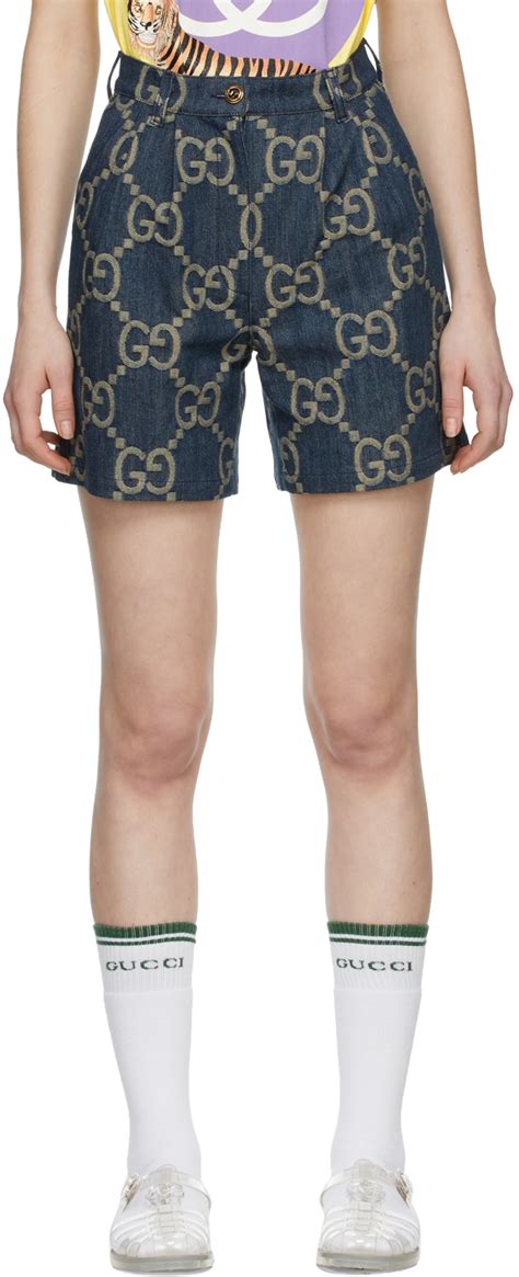 short pants gucci|Gucci denim shorts.